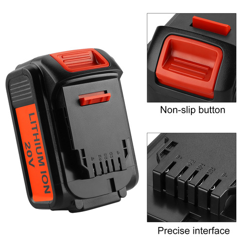 Factory direct sale replacement for DeWalt 3.0Ah~6.0Ah 20V power tool battery accessories.