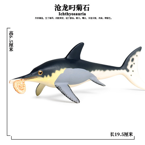 Simulated marine animal model children's toys ancient strange shrimp, nautilus, trilobite, right-angle stone ornament set