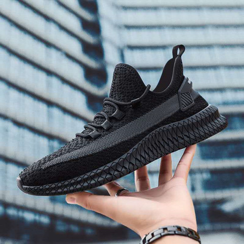 Cross-Border men's casual shoes men's fashionable all-matching sneaker men's shoes flying woven breathable mesh cloth shoes factory wholesale Cross-Border men's casual shoes men's fashionable all-matching sneaker men's shoes flying woven breathable mesh cloth shoes factory wholesale