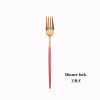 L Black Gold Portuguese Western Restaurant and fork spoon Retro tavern tableware Nordic wind tableware stainless steel spoon fork chopsticks