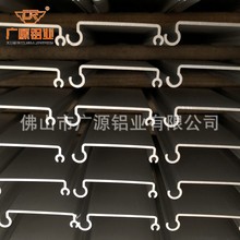 佛山铝合金挤压型材铝厂家 卷闸门铝型材 氧化磨砂铝材表面处理