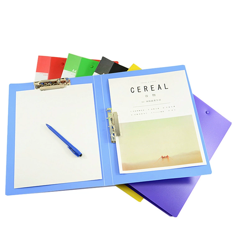 A4 folder thickened double folder/single clip file clip student uses plywood cultural office supplies