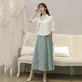 唐装套装;汉服禅茶服;旗袍