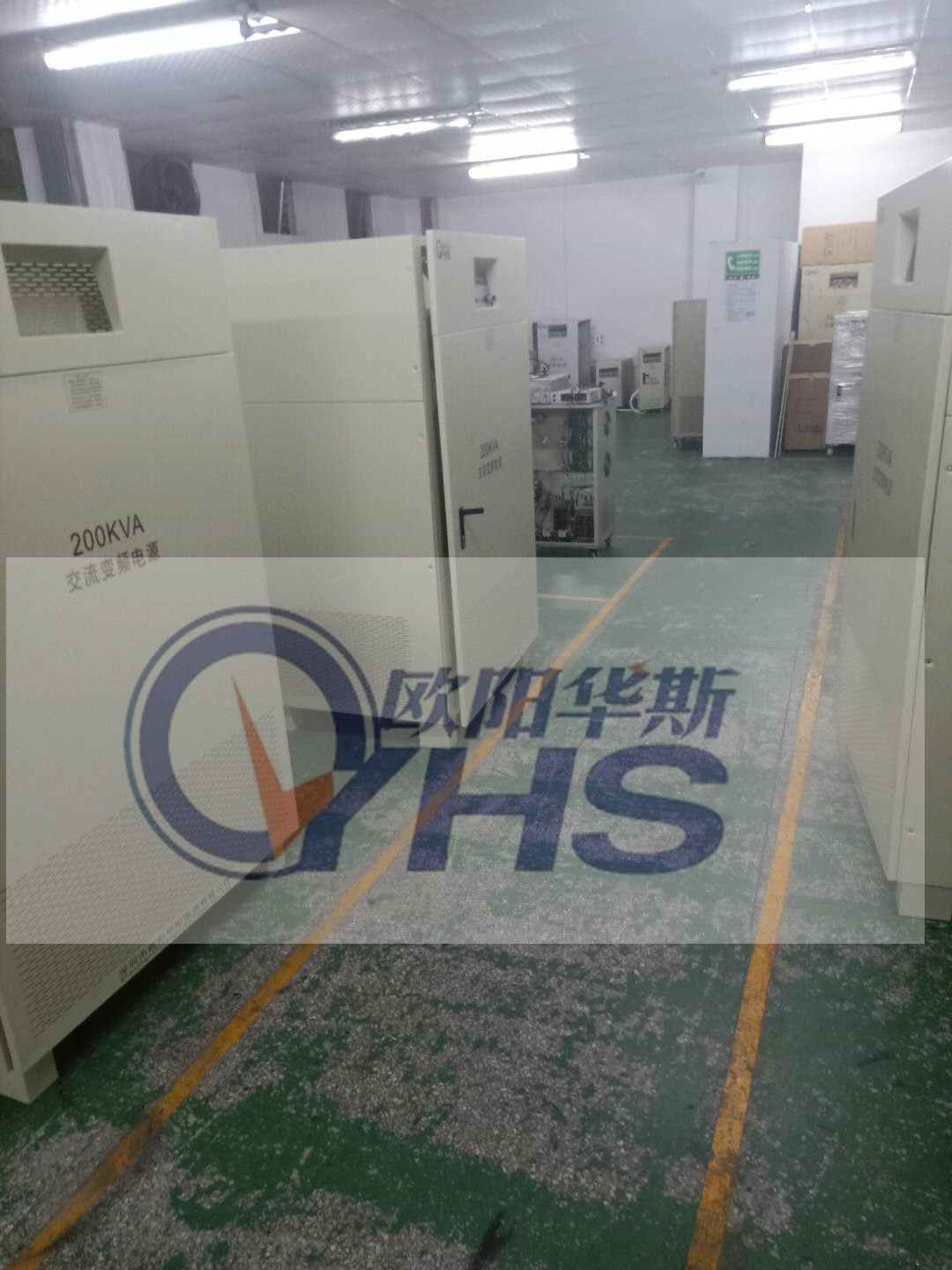 ����200KVA��Ƶ��Դ���ű����У�׼���������������380V 50HZ