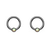 Zirconium stainless steel, nose piercing, earrings, European style, wholesale