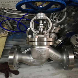 哪里有销售 J41W-16P DN250 不锈钢法兰截止阀尺寸蒸汽截止阀图片