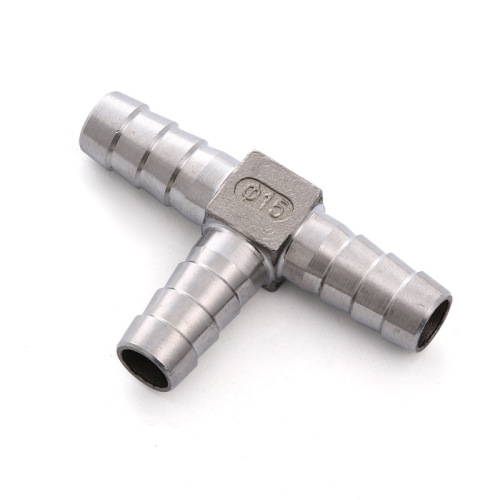 304 stainless steel T-shaped pagoda, three-way T-shaped pagoda connector, T-shaped three-prong leather connector, three-way accessories