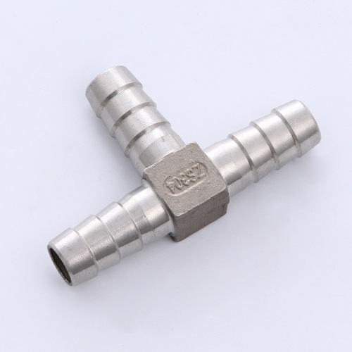 304 stainless steel T-shaped pagoda, three-way T-shaped pagoda connector, T-shaped three-prong leather connector, three-way accessories