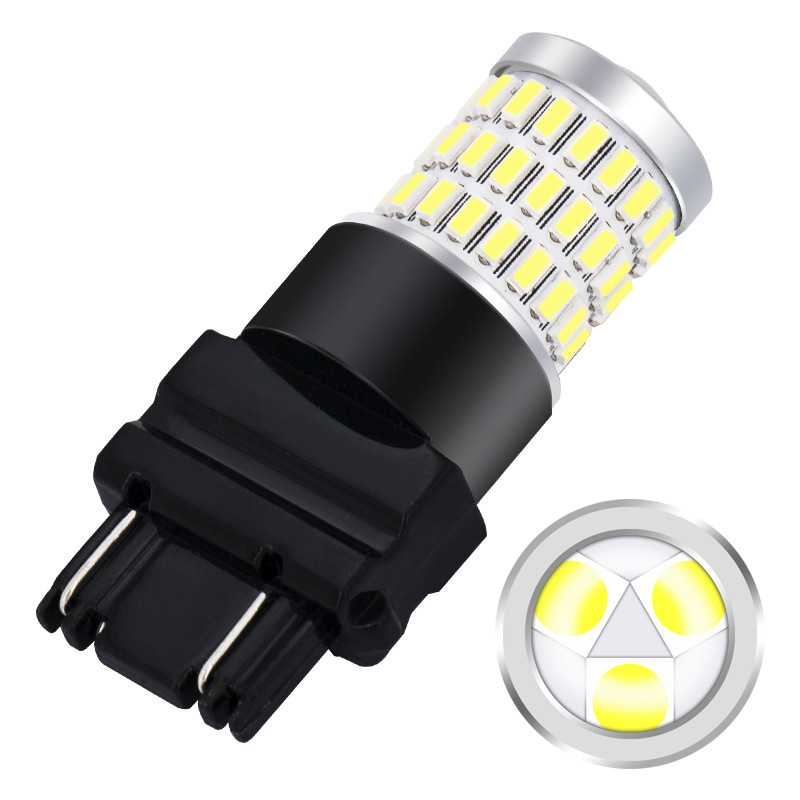 [尚贤新款 汽车转向灯 3157led刹车灯3014倒车灯3030恒流宽压54smd]
