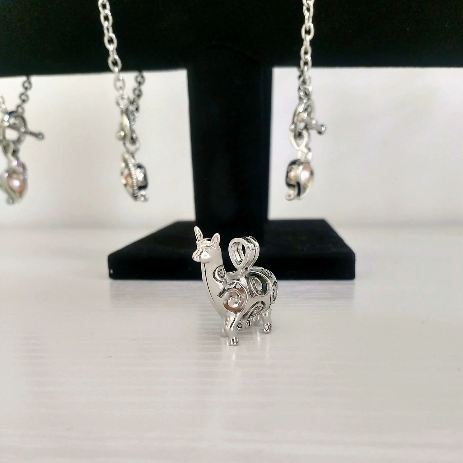 Pendant from pearl, alpaca, Aliexpress, Amazon, European style, P240, wholesale