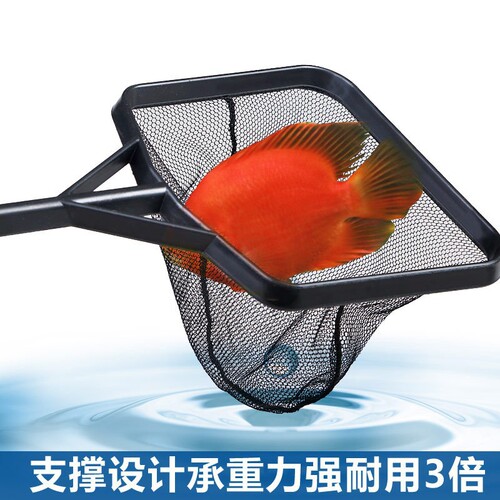 Square Fishing Net Wholesale Aquarium Tropical Ornamental Fish Fishing Net Goldfish Handmade Net Small Medium Large Fish Fishing Net Pocket