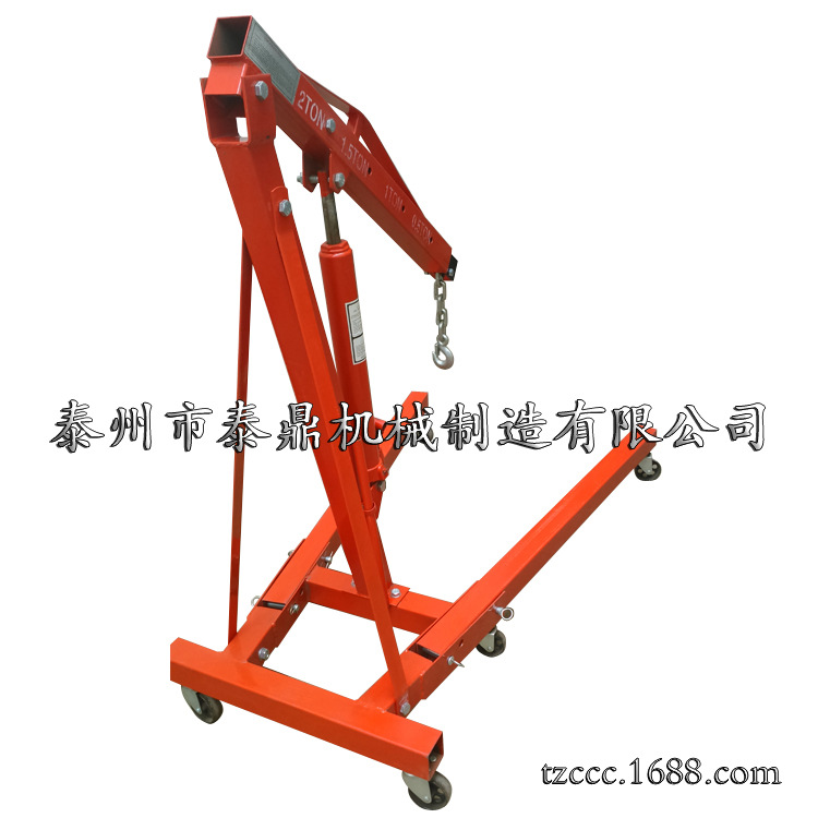 手动液压小吊车 配重式小吊车.折叠液压小吊车 液压汽车发动机吊