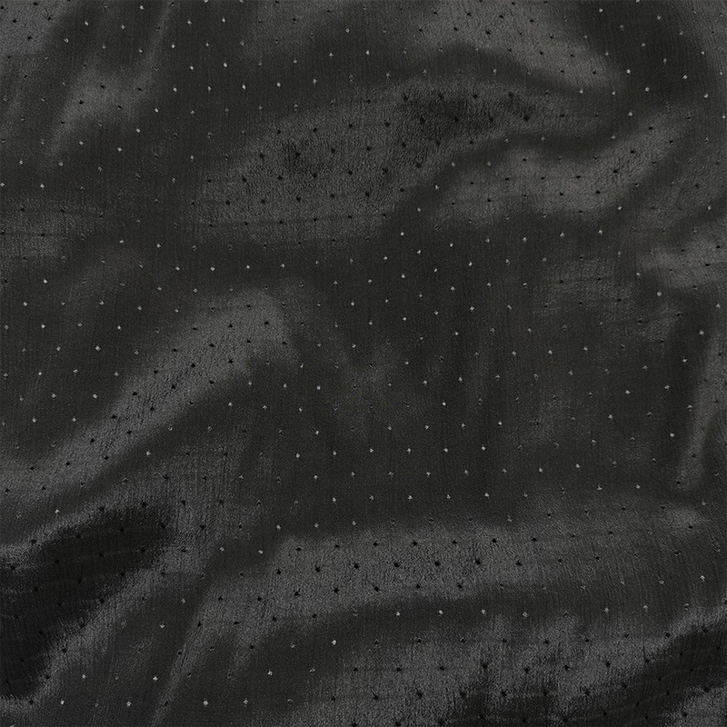 Tela jacquard de seda en stock, satén doble crepé, 140 cm de ancho, color liso, nueva tela Hanfu estilo chino al por mayor.
