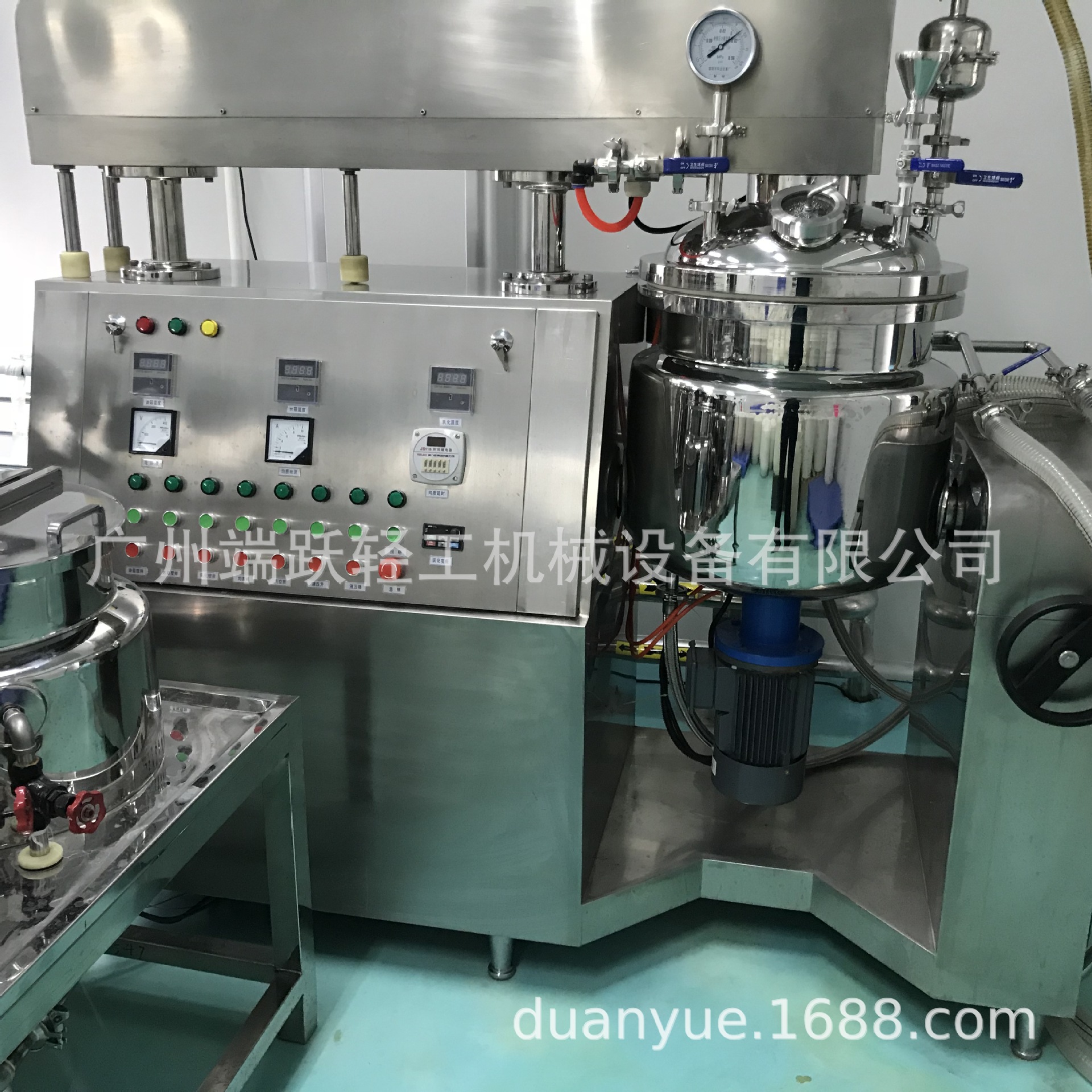 实验室升降乳化机真空乳化锅均质乳化机化妆品膏霜高剪切乳化罐