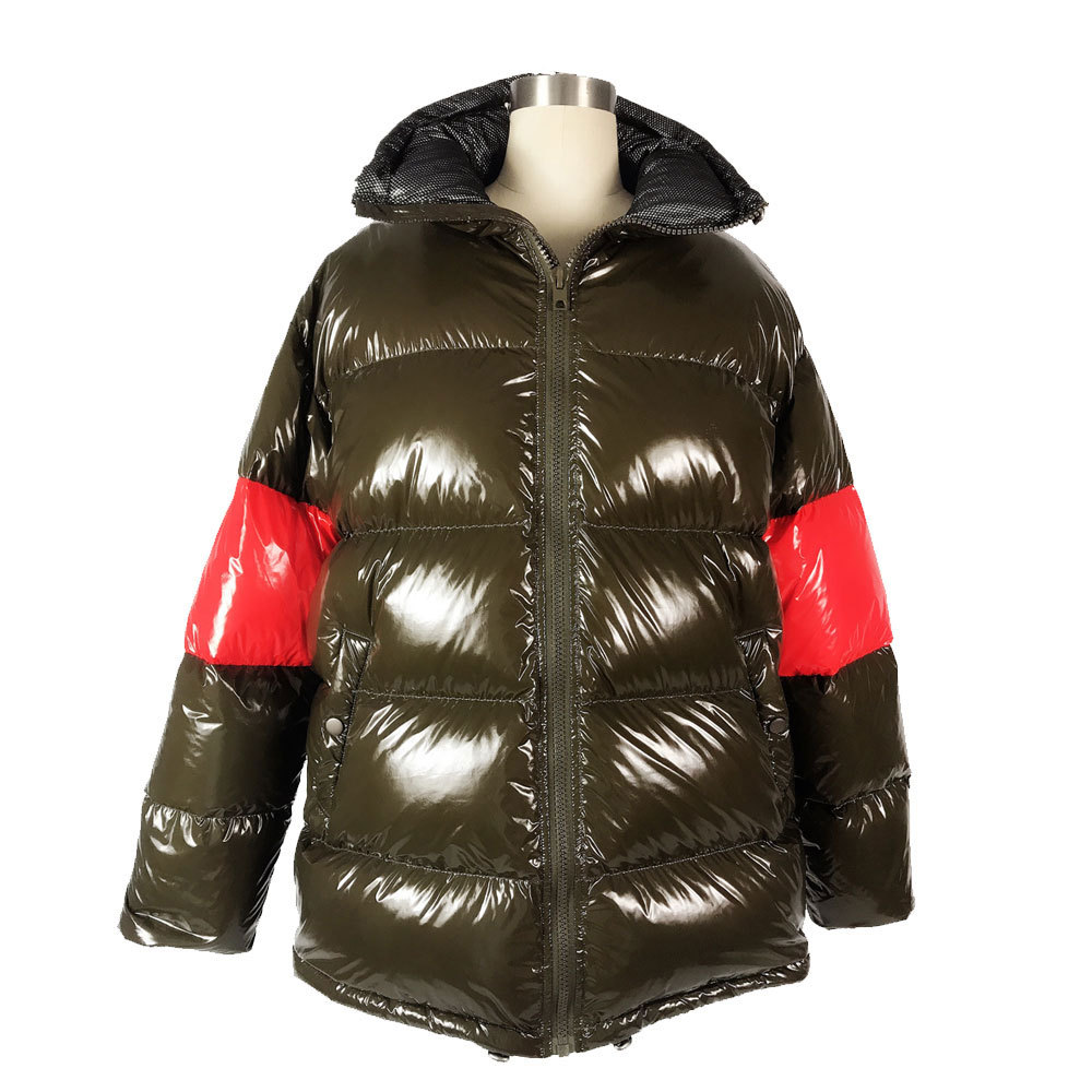 短款羽绒服女新款亮皮潮牌ins青少年学生帅气冬装加厚保暖外套潮