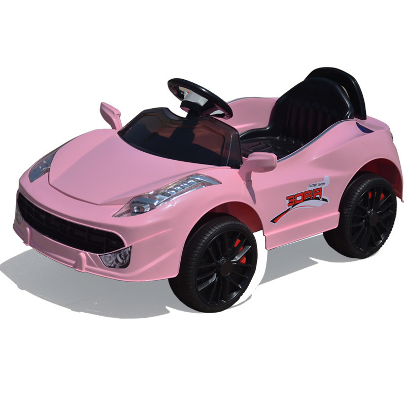 El nuevo coche eléctrico para niños puede sentarse niños de cuatro ruedas coche eléctrico para niños columpio para bebés coche de juguete eléctrico de educación temprana