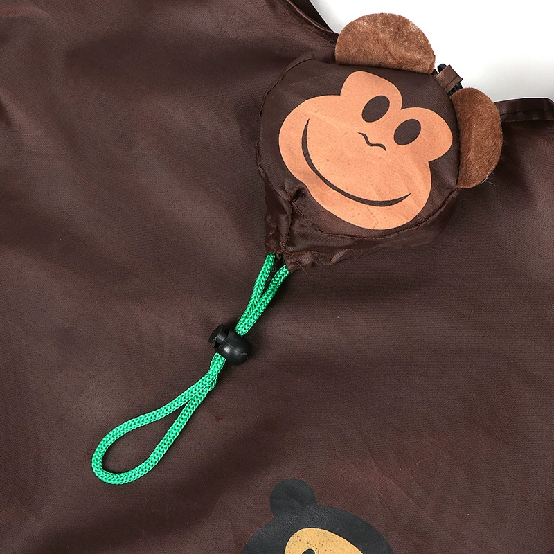 Cartoon foldable shopping bag, storage bag, storage system, polyester