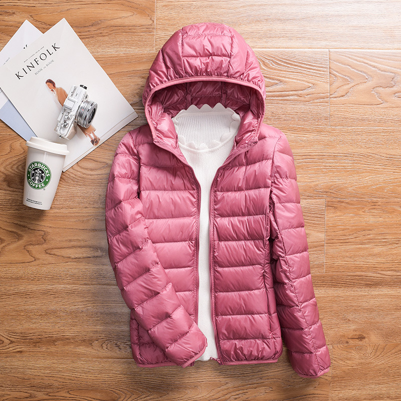 Off-Season Clearance 2026 Autumn and Winter New Women's down Jacket, Lightweight Hooded Korean Style Short Plus-Size Candy-Colored Coat Off-Season Clearance 2026 Autumn and Winter New Women's down Jacket, Lightweight Hooded Korean Style Short Plus-Size Candy-Colored Coat