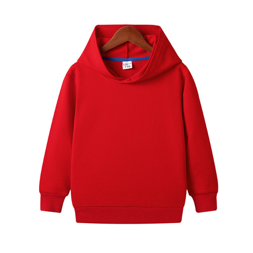Children's Sweatshirt Trendy New Boys and Girls Spring and Autumn Colored Hooded Sweatshirts Pure Cotton Children's Top Wholesale