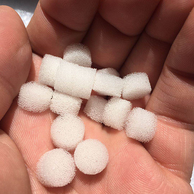 批发黑头仪海绵柱子 美容仪过滤棉芯 制氧机白色高密度海绵过滤柱