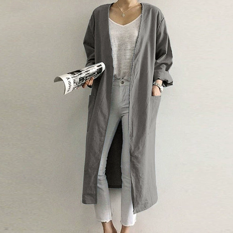 Осеннее trench coat, Amazon, ebay, wish, корейский стиль, свободный прямой крой