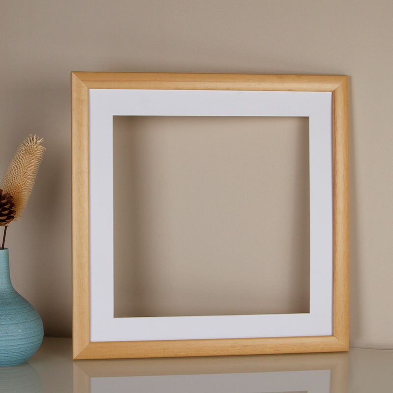Square round Picture frame picture frame core lining thickened cardboard white lining paper painting and calligraphy mounting layered wall