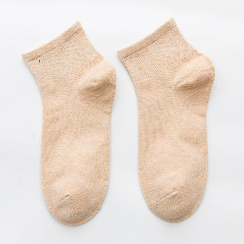 Tide, solid summer knee socks, mid-length, Korean style