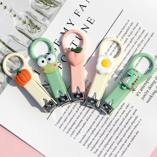 Chuangzhi Creative Cartoon Nail Clipper Student Folding Nail Clipper Cute Portable Manicure Small Nail Clipper
