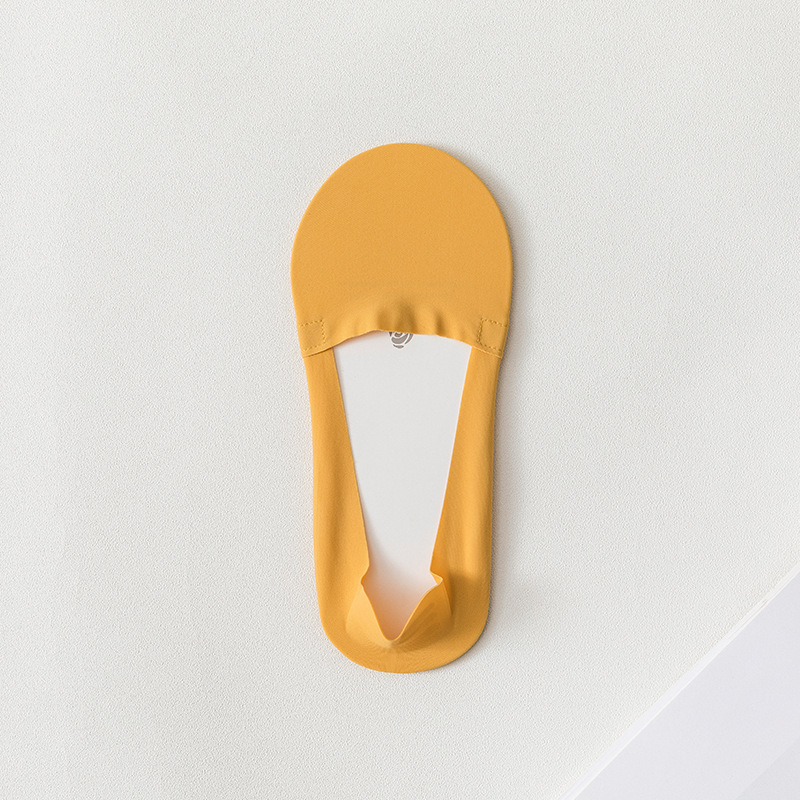 Primavera y verano nuevas medias de hielo para mujer toalla inferior boca baja calcetines de algodón de color sólido