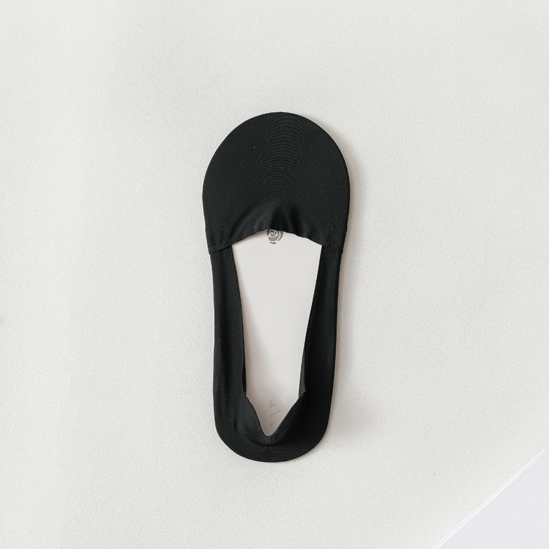 Primavera y verano nuevas medias de hielo para mujer toalla inferior boca baja calcetines de algodón de color sólido