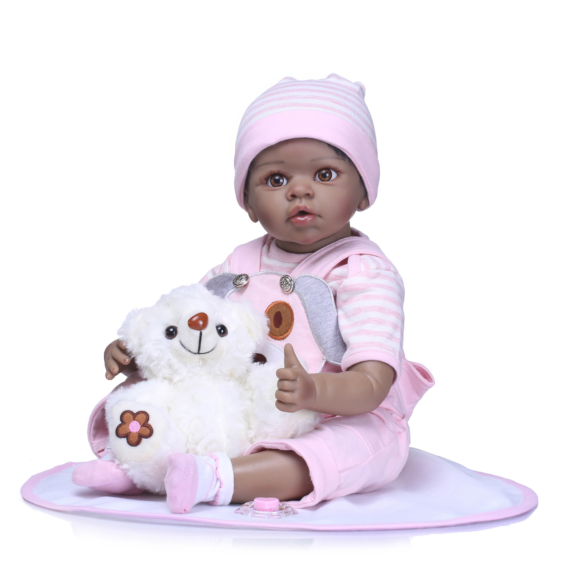 55cm cuerpo suave renacido bebé muñeca realista real toque bebé