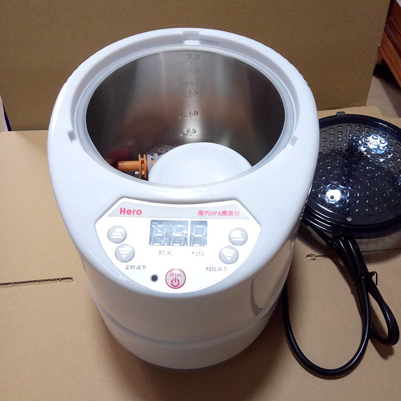 Fuente de la fábrica 2,6 l máquina humeante caja de baño sudor vapor olla vapor instrumento