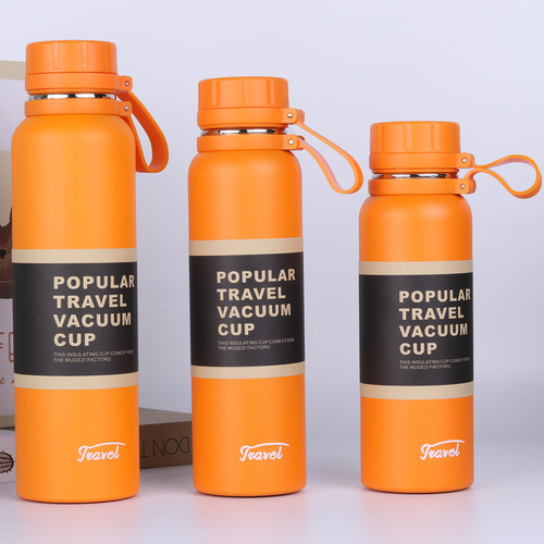 Outdoor Sports Water Bottle Large Capacity Travel Car Carrier Insulated Cup Stainless Steel Insulated EK Outdoor Sports Bottle 
