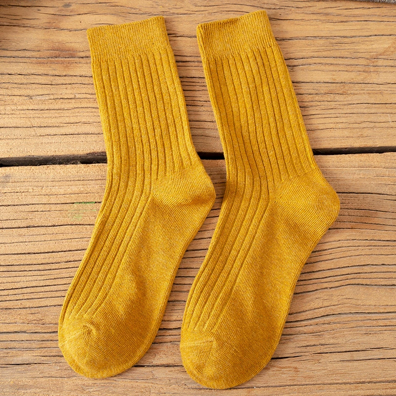 Tide, demi-season Japanese trend knee socks, mid-length, Korean style