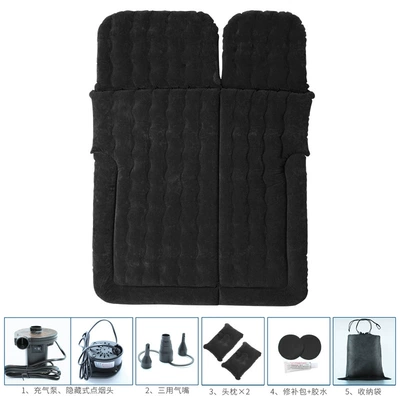 Car Travel Bed, Car Dual-Purpose Inflatable Bed, Off-Road Car, Two-In-One Inflatable Bed, Car Interior Supplies (Vehicle-mounted inflatable bed) - single-suv-black