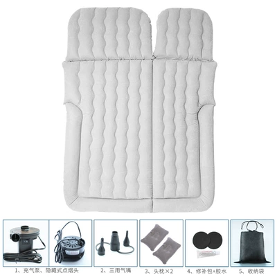 Car Travel Bed, Car Vehicle-mounted inflatable bed - single-suv-gray