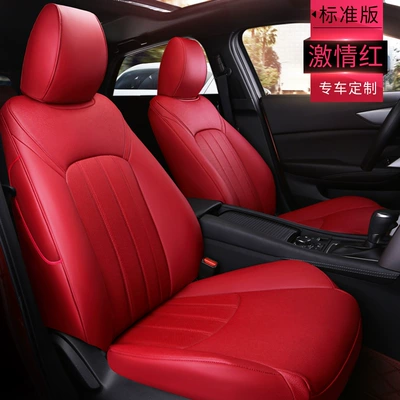 Modelə uyğun (Original) oturacaq örtükləri – Leather Four Seasons Seat Cover - standard-edition-passion-red-custom