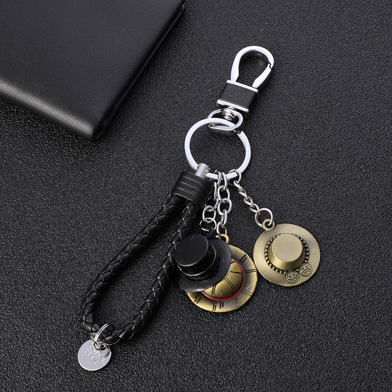 Wholesale spot one piece King Sea King around keychain Road feisuo metal pendant men's and women's creative small gifts