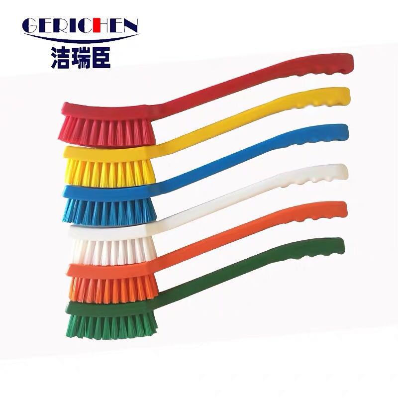 Jiechen Long Handle Hand Brush Hotel Kitchen Cleaning Tools Container Brush Equipment Gap Brush Food Grade Durable Brush