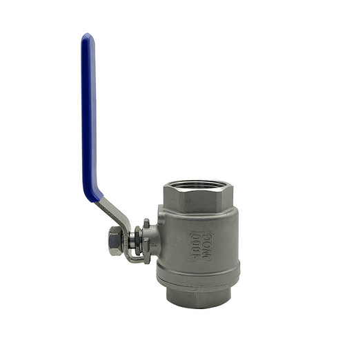 304 stainless steel two-piece ball valve manual threaded ball valve internal thread manual ball valve 4 minutes 6 minutes 1 inch