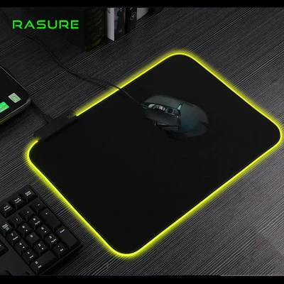 Увеличенная толщина RGB-освещаемой игровой мыши_PADs замок кромки фантастическая подсветка режим RGB яркая подсветка игровая коврик
