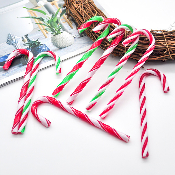 Cross-border Christmas decoration acrylic cane candy decoration cane…
