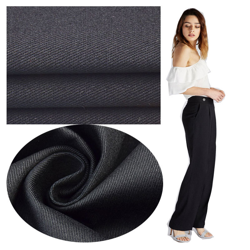 T/C涤棉斜纹布料 工装西装斜纹面料 时尚风衣外套热销涤棉面料