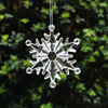 Acrylic transparent pendant, crystal, decorations, layout, accessory, with snowflakes