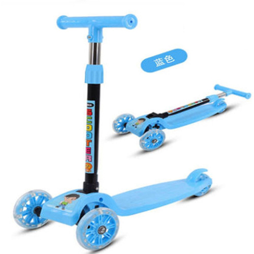 Children's adjustable height skateboard height riding tricycle for babies aged 2-6, toy car balance bike slide car