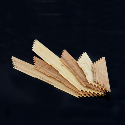 Multifunctional sub-wire ruler, measuring board with hook distance, bamboo wooden wire board hooking tool