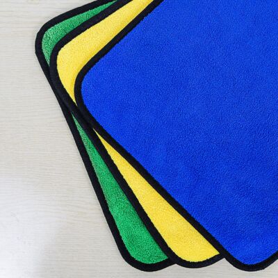 Coral Large Cleaning towel double-deck automobile clean Supplies Double color Two-sided thickening water uptake Car Wash gift