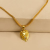 South Korean goods hip-hop style, golden metal necklace