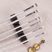 跨境银杆鱼尾扇形水粉笔水彩丙烯画笔联考艺考樱花尼龙扇形笔批发