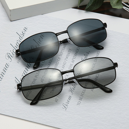 New Men's Sunglasses Color Changing Polarized Glasses Men's Anti-UV Driving Trendy Fishing Sunglasses Manufacturer Wholesale